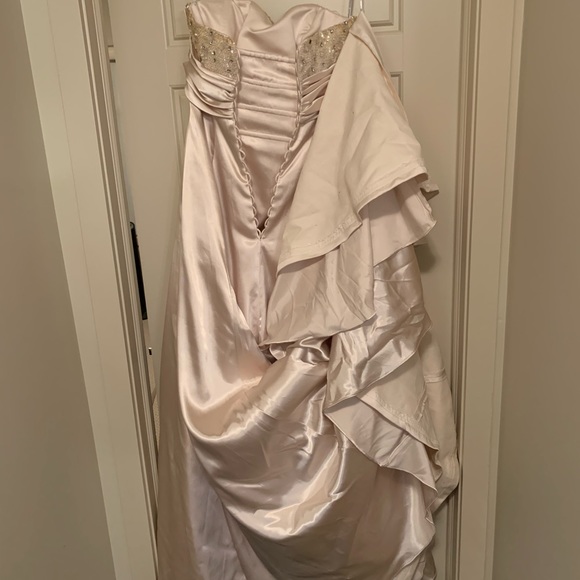 Vintage - Maggie Sottero Champaign/Gold Evening Dress - Wedding/Grad/Formal - Picture 7 of 9